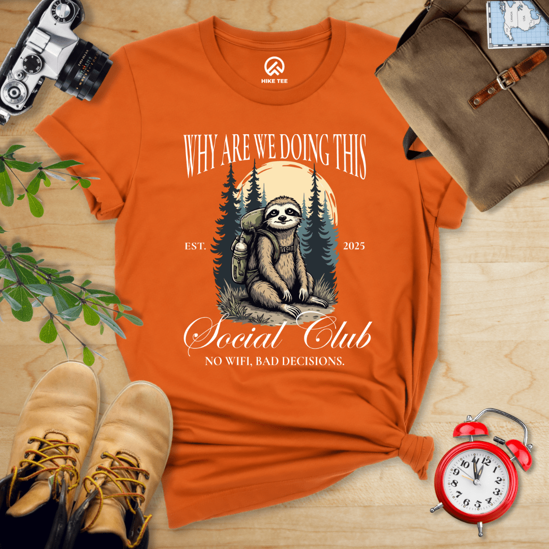 Hike Tee T-Shirt Autumn / S Why Social Club Shirt