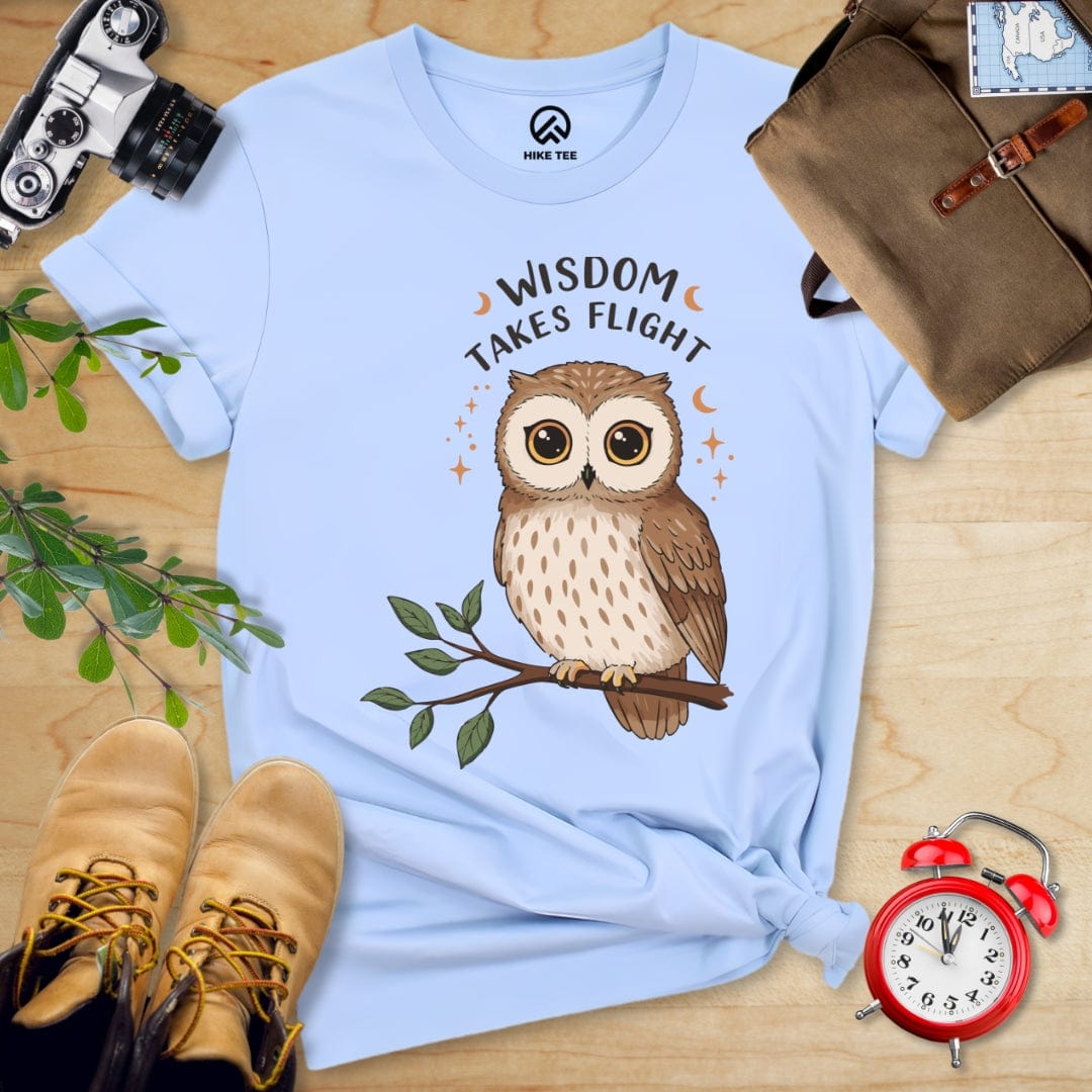 Hike Tee T-Shirt Baby Blue / S Wisdom Takes Flight Shirt