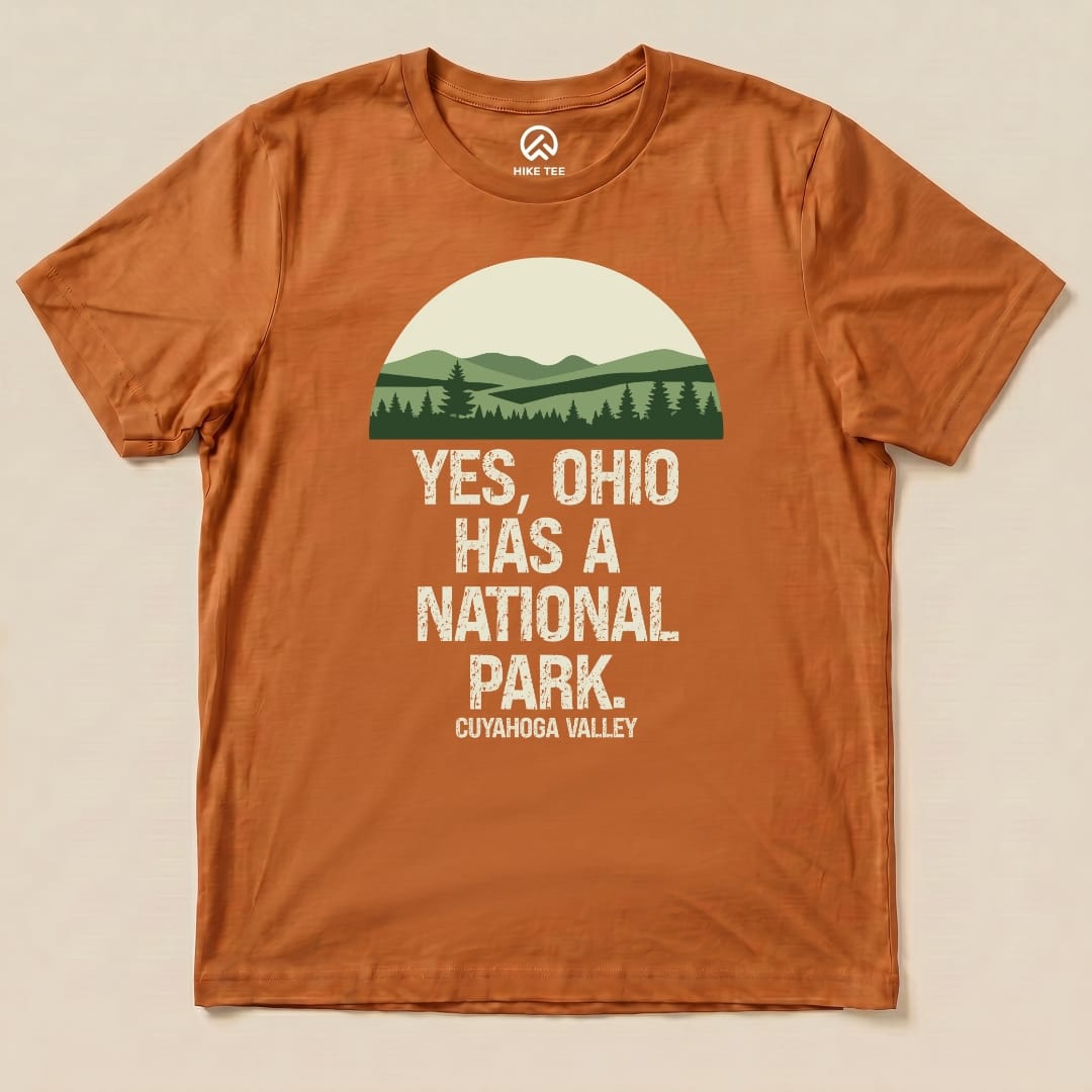 Hike Tee T-Shirt Autumn / S Yes, Cuyahoga Valley National Park Shirt