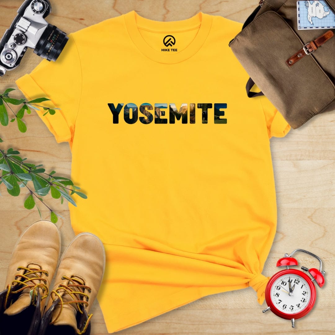 Hike Tee T-Shirt Gold / S Yosemite Park Shirt