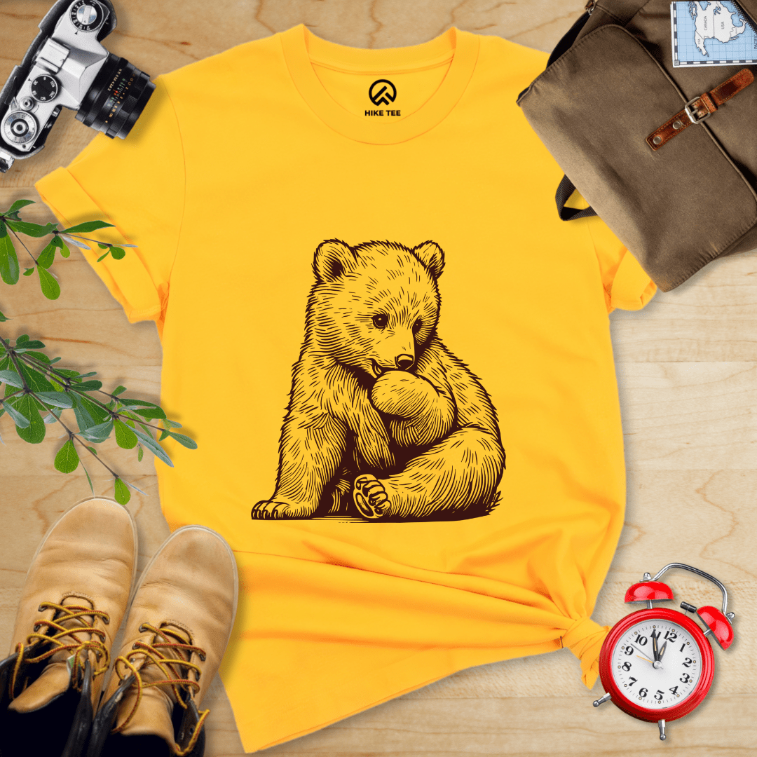 Hike Tee T-Shirt Gold / S Youth Bear Shirt