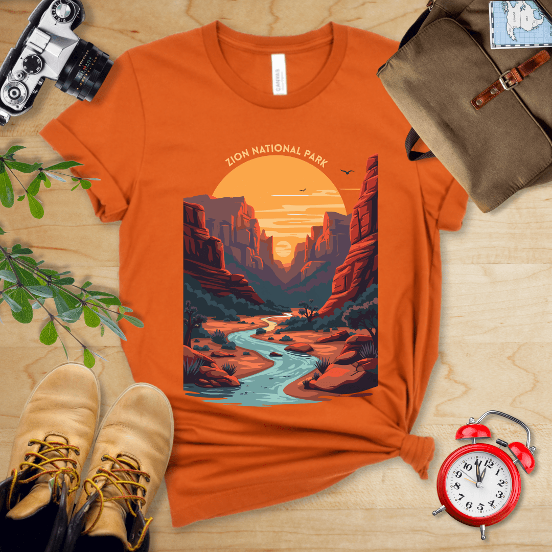 Hike Tee T-Shirt Autumn / S Zion National Park Shirt