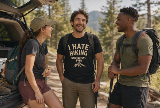 Funny Trail Shirts That Hikers Wear