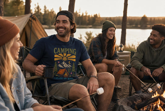 Durable Graphic Tees for Camping