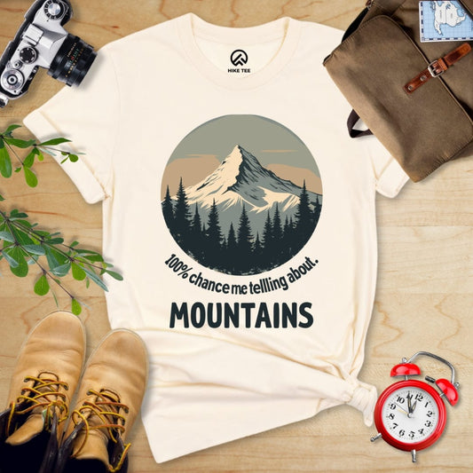 Hike Tee T-Shirt Natural / S 100% Chance Shirt