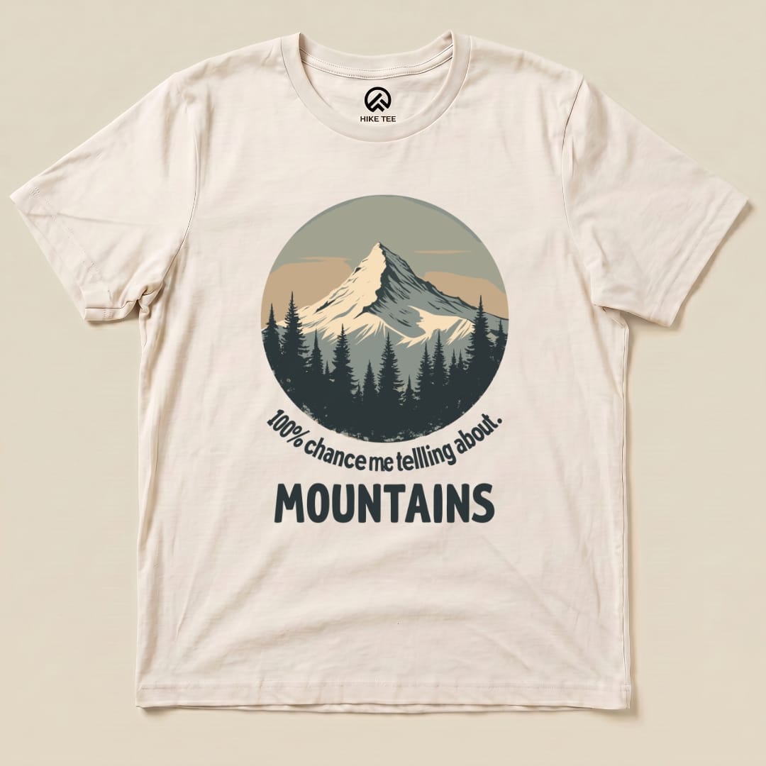 100% Chance Shirt Hike Tee T-Shirt Natural / S