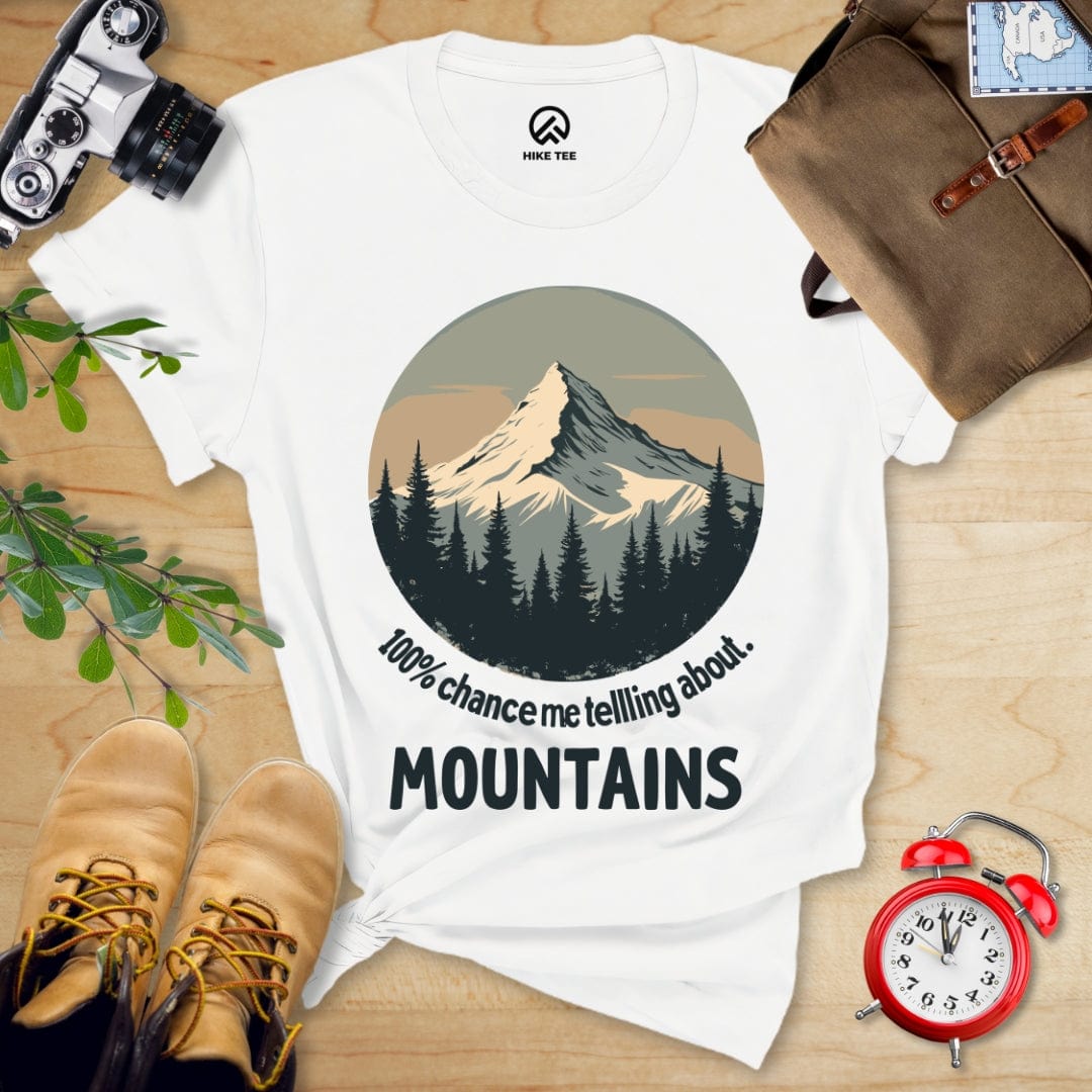 Hike Tee T-Shirt White / S 100% Chance Shirt