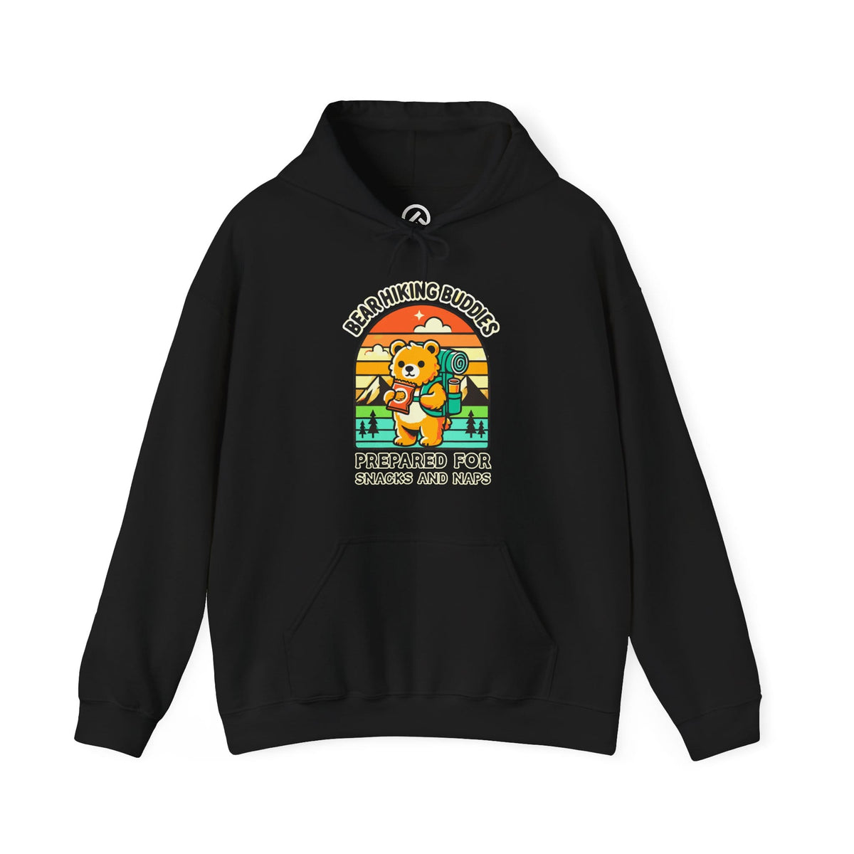 161_Snacks and Naps Bear - Hoodie