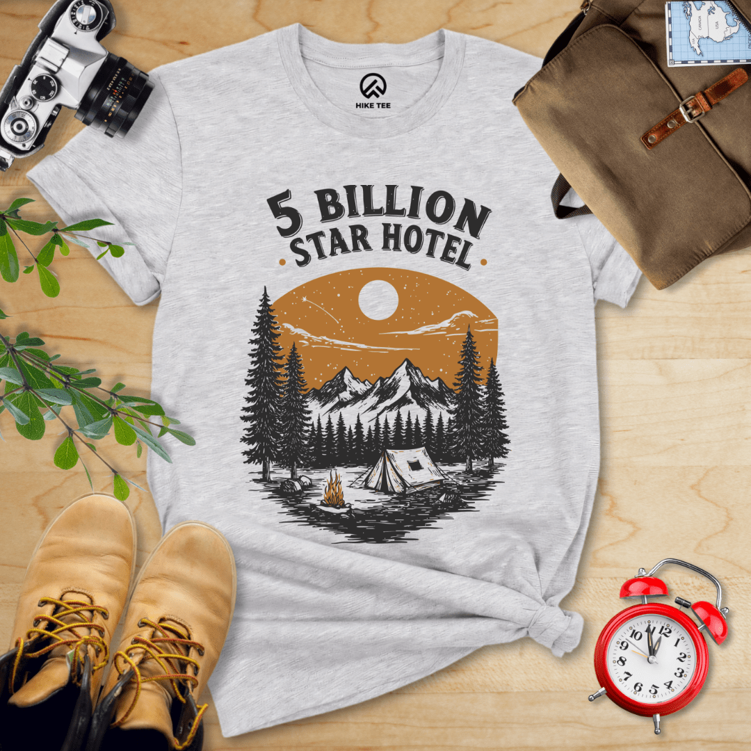 Hike Tee T-Shirt Athletic Heather / S 5 Billion Star Hotel Shirt