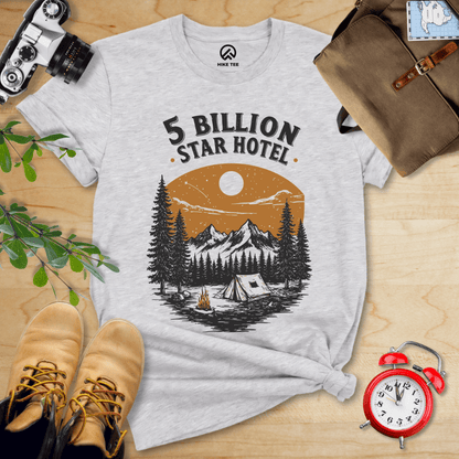 Hike Tee T-Shirt Athletic Heather / S 5 Billion Star Hotel Shirt