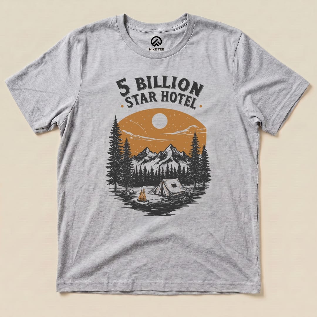 5 Billion Star Hotel Shirt Hike Tee T-Shirt Athletic Heather / S