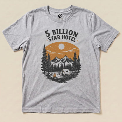 5 Billion Star Hotel Shirt Hike Tee T-Shirt Athletic Heather / S