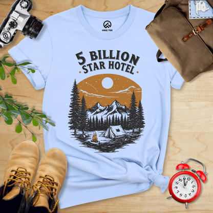 Hike Tee T-Shirt Baby Blue / S 5 Billion Star Hotel Shirt
