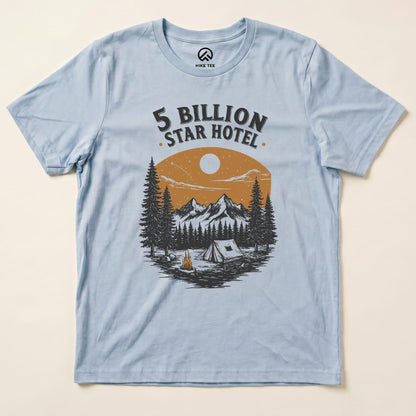 5 Billion Star Hotel Shirt Hike Tee T-Shirt Baby Blue / S