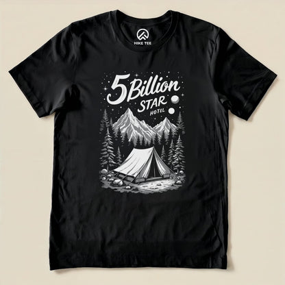 5 Billion Star Hotel Shirt Hike Tee T-Shirt Black / S