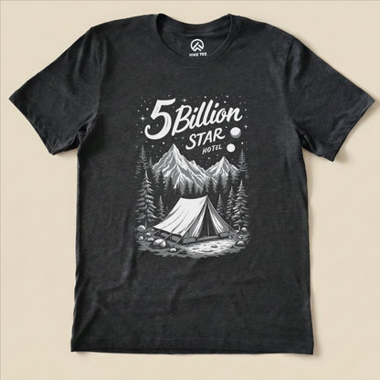 5 Billion Star Hotel Shirt Hike Tee T-Shirt Dark Grey Heather / S
