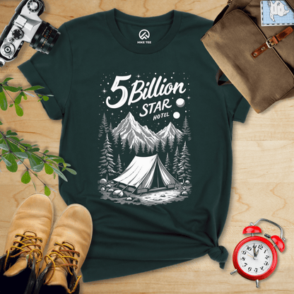 Hike Tee T-Shirt Forest / S 5 Billion Star Hotel Shirt
