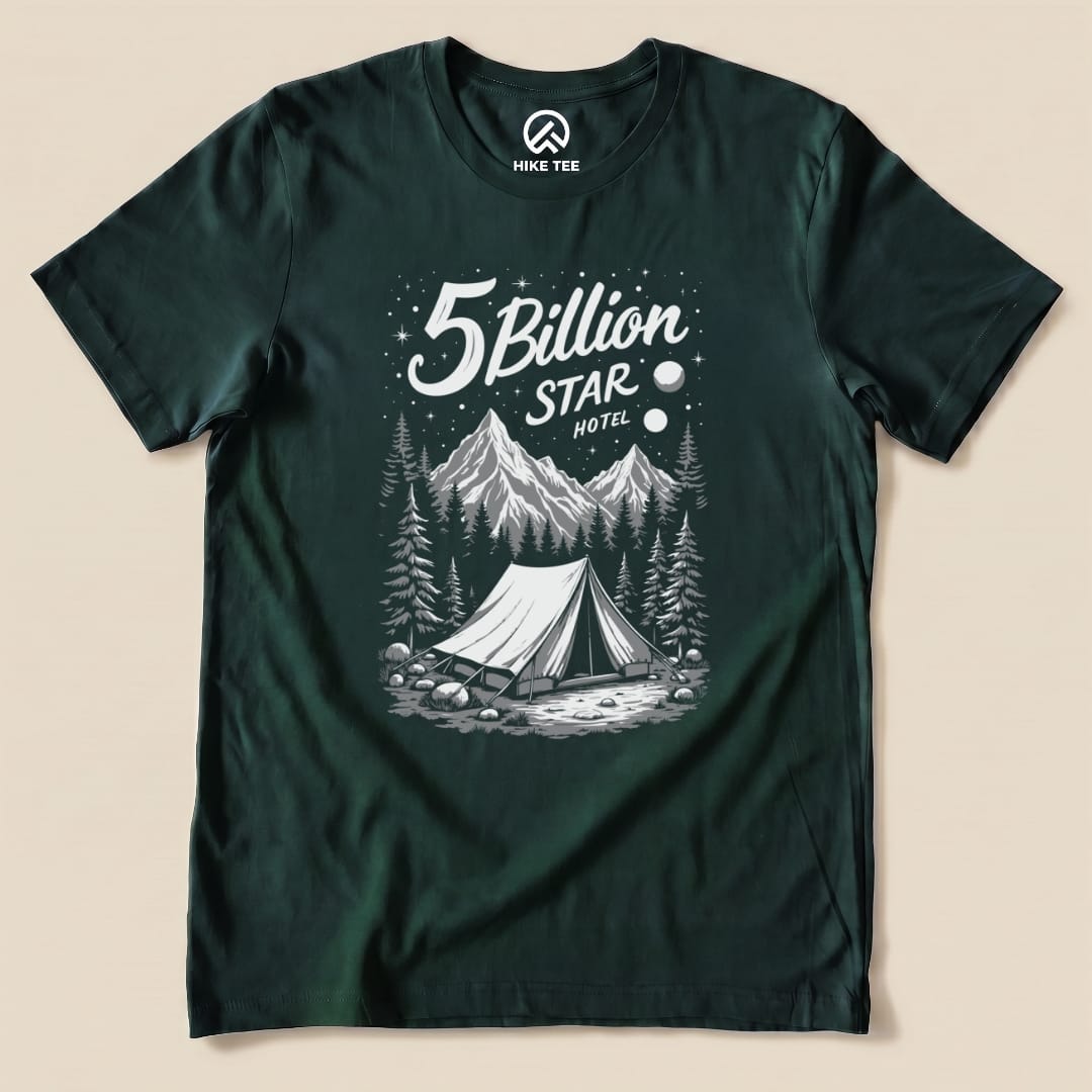 5 Billion Star Hotel Shirt Hike Tee T-Shirt Forest / S