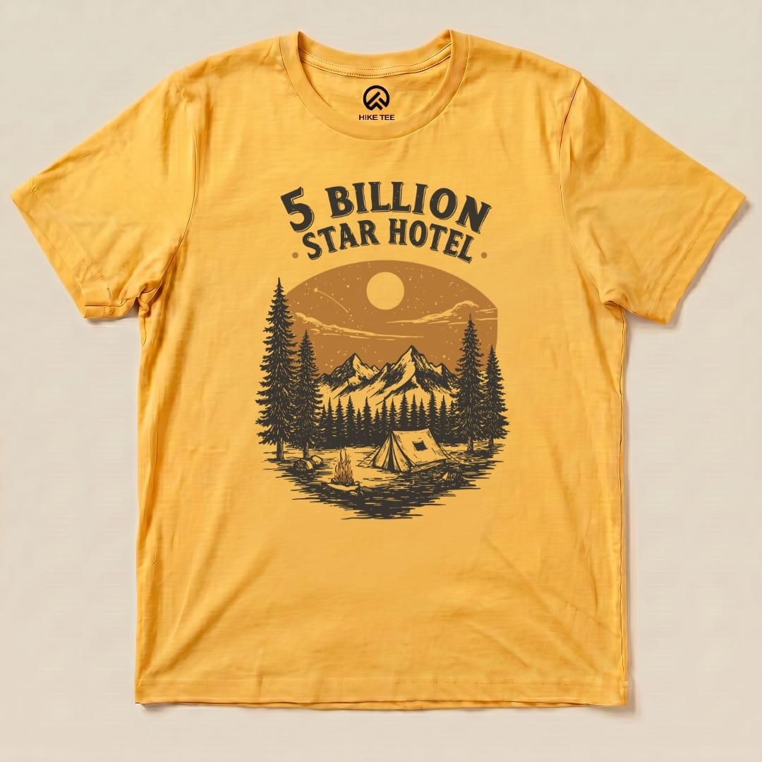 5 Billion Star Hotel Shirt Hike Tee T-Shirt Gold / S