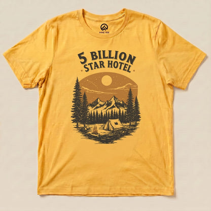 5 Billion Star Hotel Shirt Hike Tee T-Shirt Gold / S