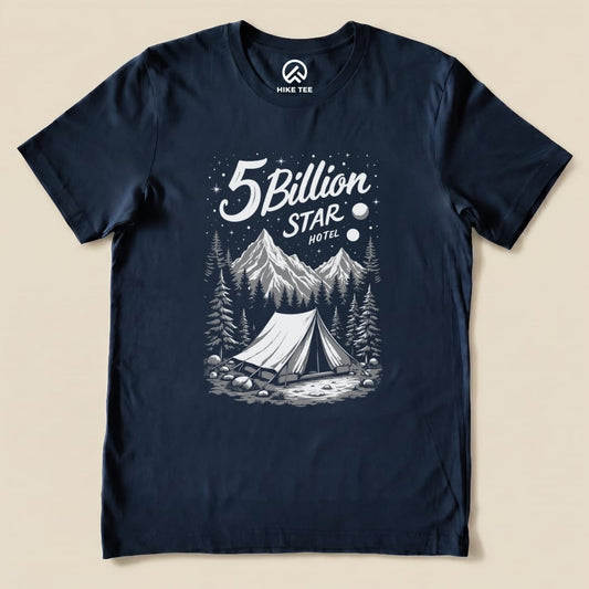 5 Billion Star Hotel Shirt Hike Tee T-Shirt Navy / S