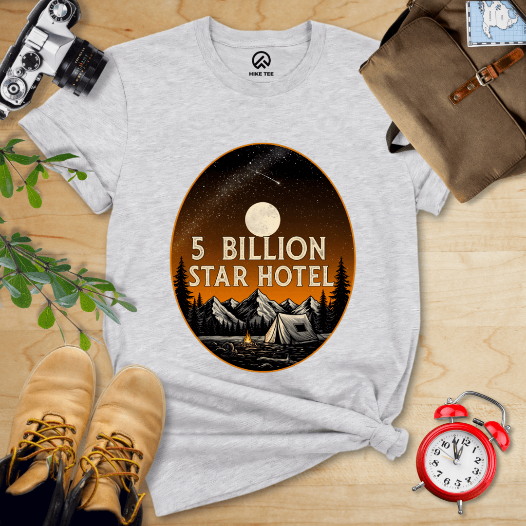 Hike Tee T-Shirt Athletic Heather / S 5 Billion Star Hotel