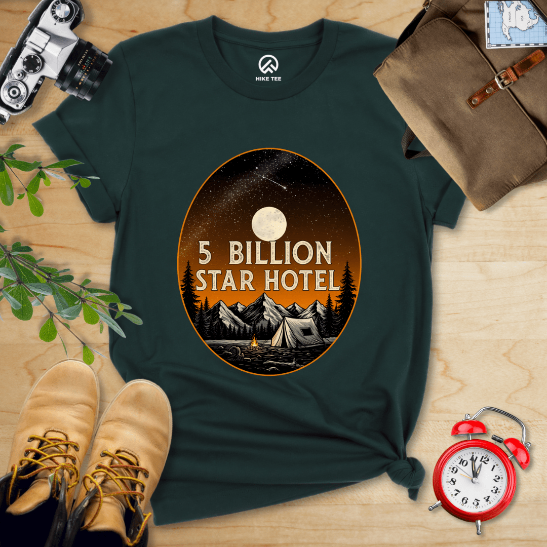 Hike Tee T-Shirt Forest / S 5 Billion Star Hotel