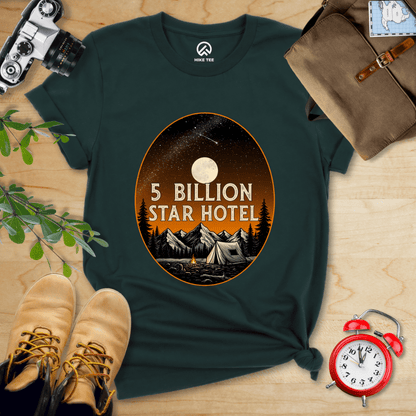 Hike Tee T-Shirt Forest / S 5 Billion Star Hotel