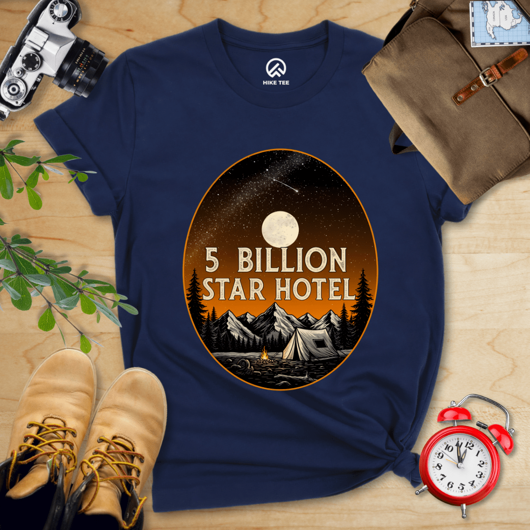 Hike Tee T-Shirt Navy / S 5 Billion Star Hotel