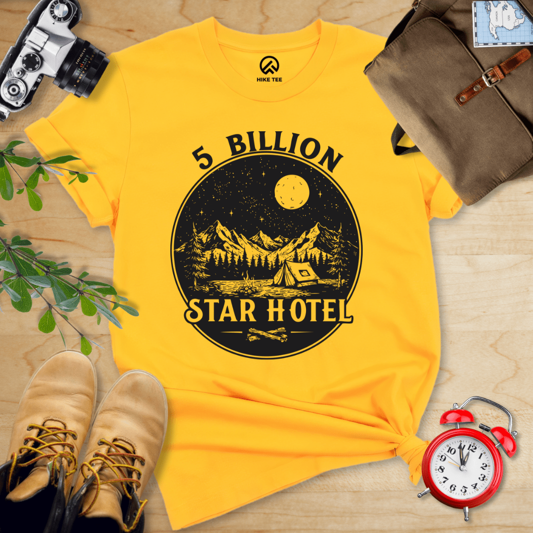 Hike Tee T-Shirt Gold / S 5 Billions Star Hotel Shirt