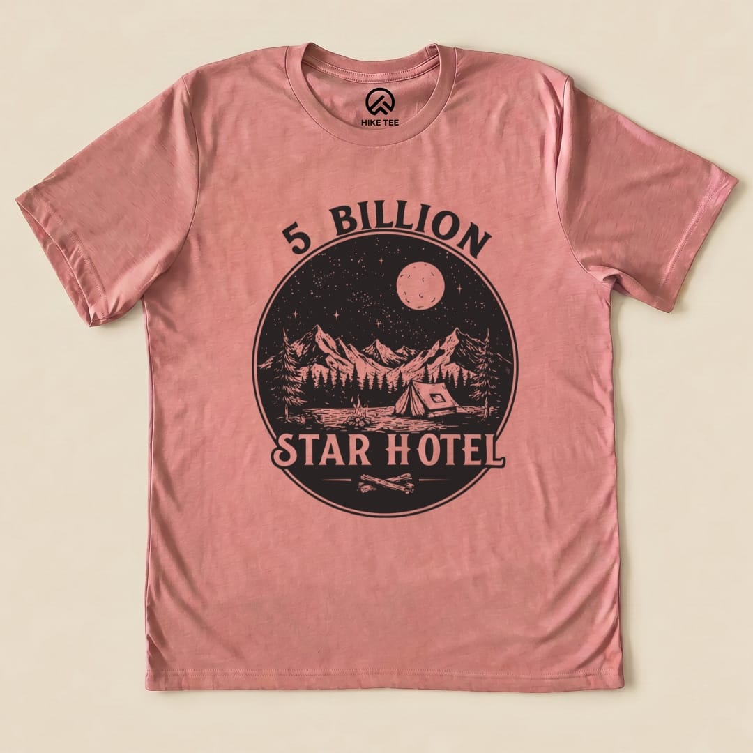 5 Billions Star Hotel Shirt Hike Tee T-Shirt Heather Mauve / S