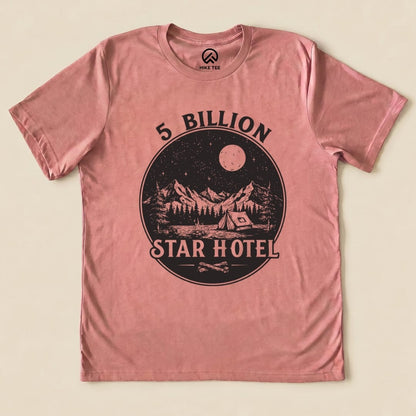 5 Billions Star Hotel Shirt Hike Tee T-Shirt Heather Mauve / S