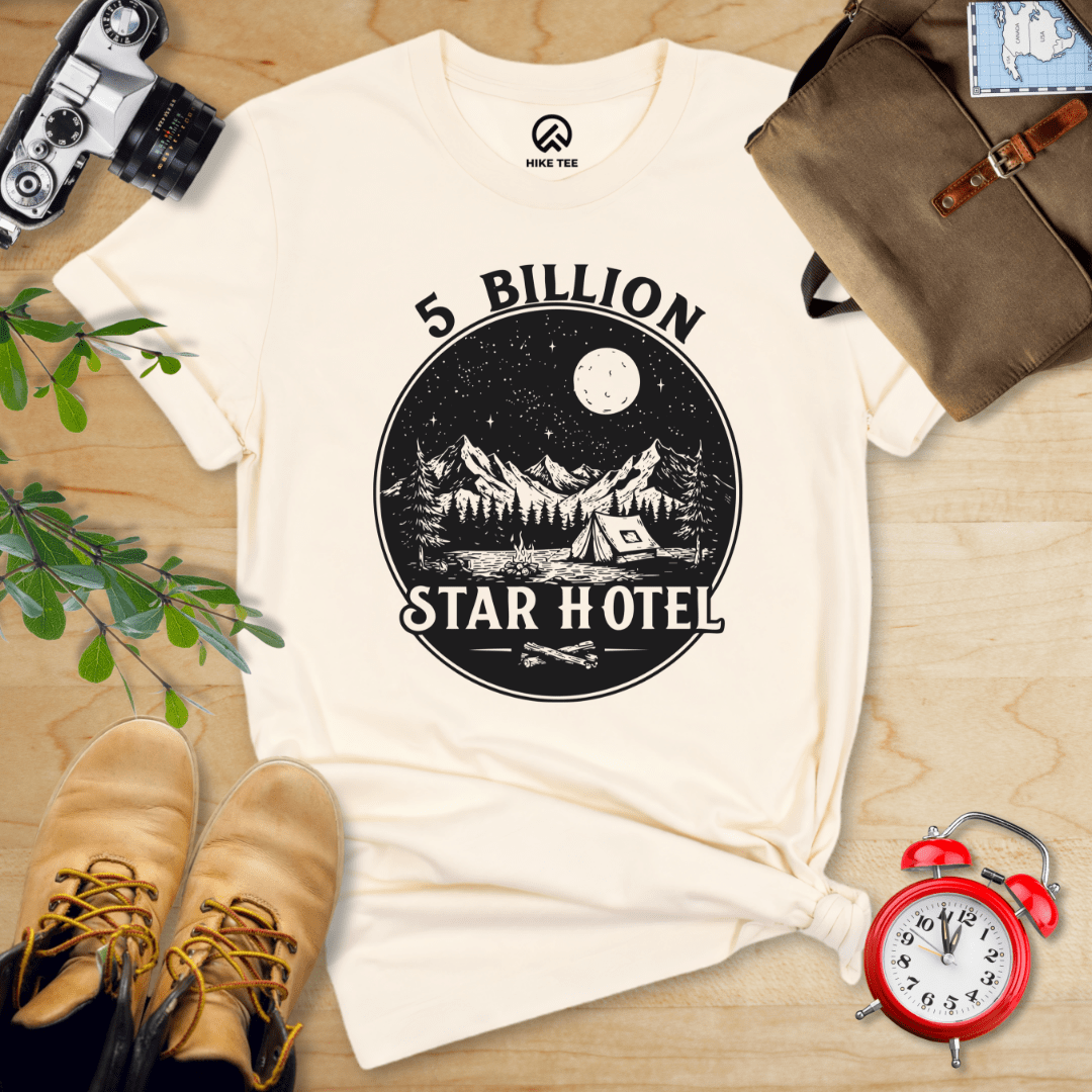 Hike Tee T-Shirt Natural / S 5 Billions Star Hotel Shirt