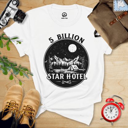 Hike Tee T-Shirt White / S 5 Billions Star Hotel Shirt