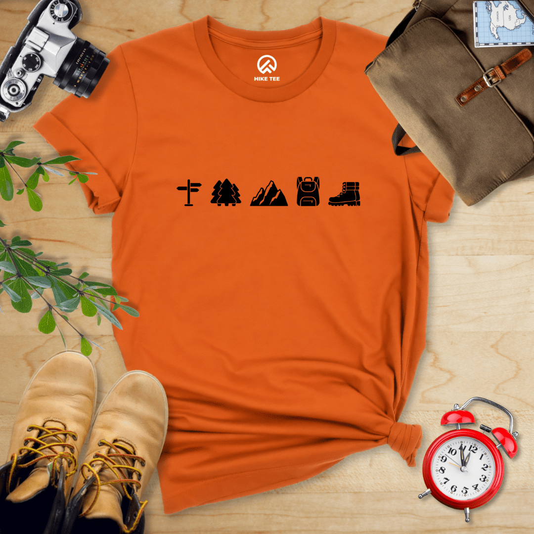 Hike Tee T-Shirt Autumn / S 5 In Row Hiking Shirt