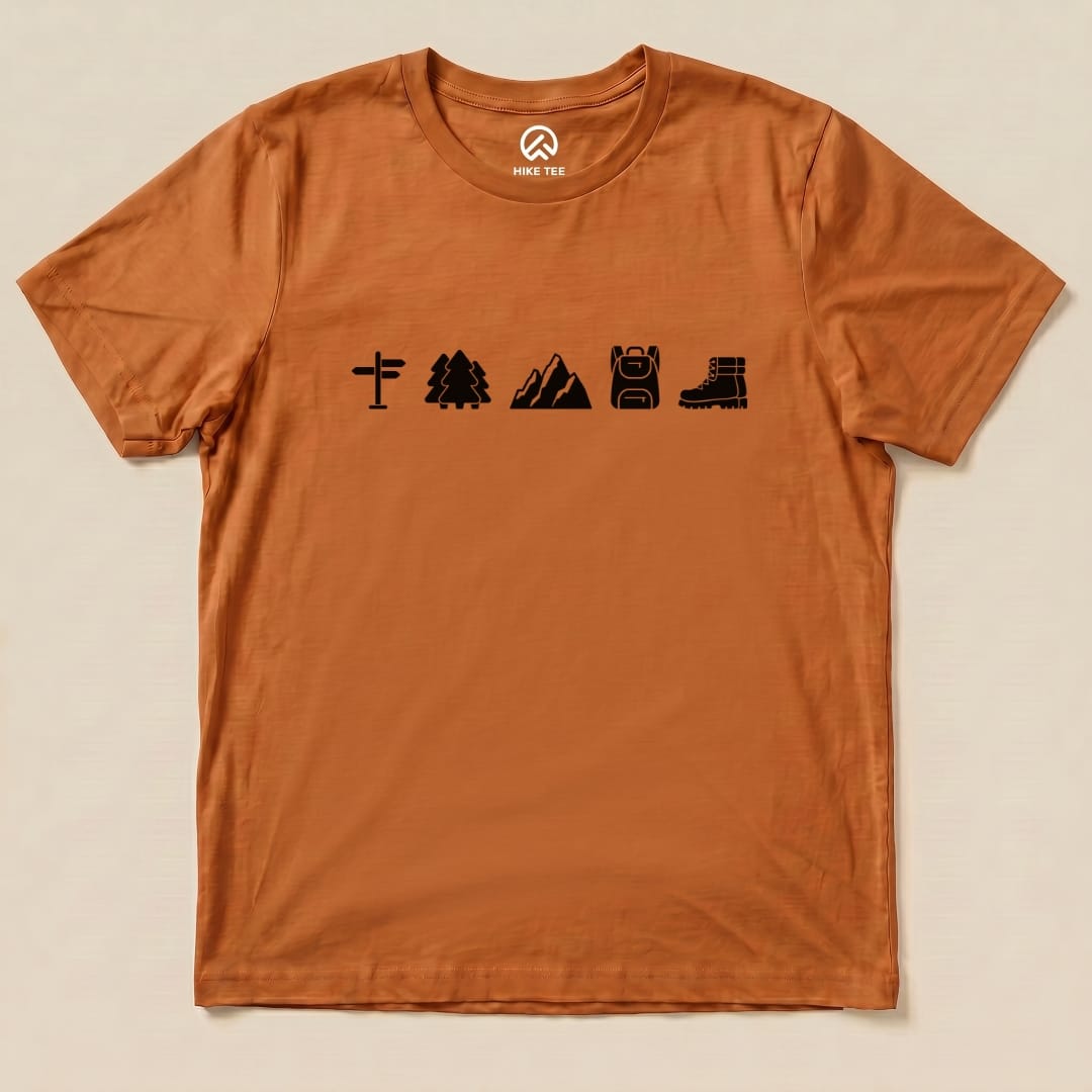 Hike Tee T-Shirt Autumn / S 5 In Row Hiking Shirt