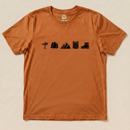 Hike Tee T-Shirt Autumn / S 5 In Row Hiking Shirt