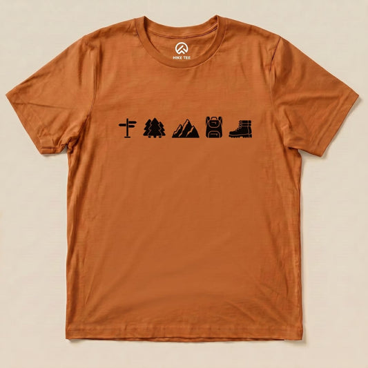 Hike Tee T-Shirt Autumn / S 5 In Row Hiking Shirt