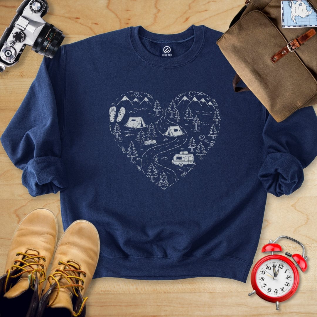 Hike Tee Sweatshirt 609_Heart Camping