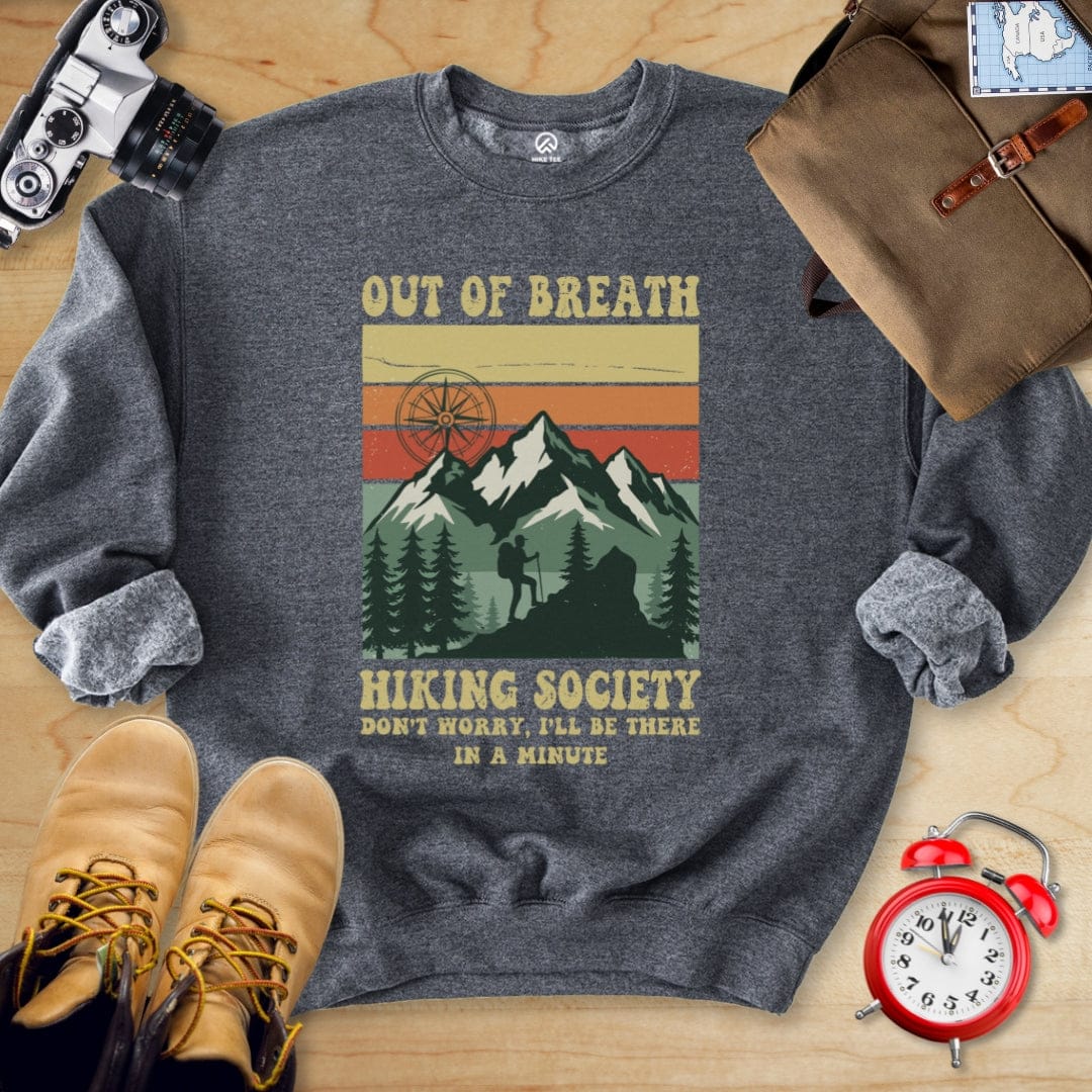 Hike Tee Sweatshirt Dark Heather / S 669_Out of Breath