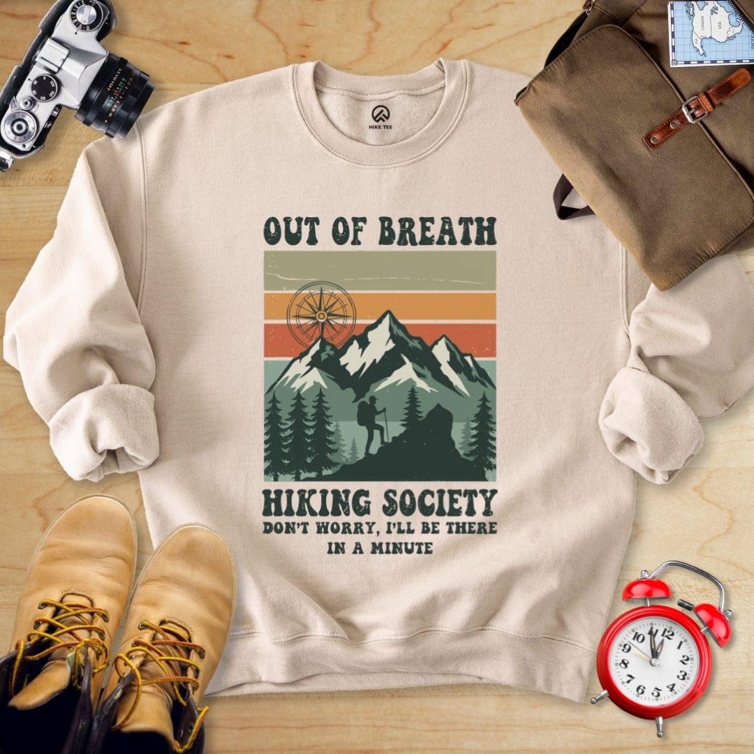 Hike Tee Sweatshirt Sand / S 669_Out of Breath