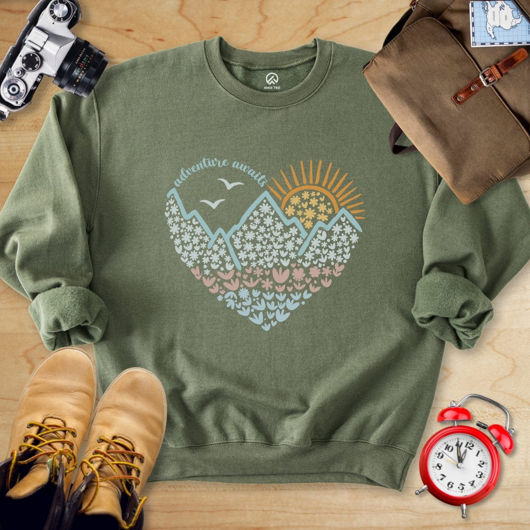 Hike Tee Sweatshirt 678_Adventure Awaits