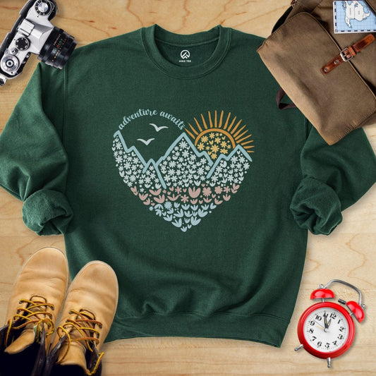 Hike Tee Sweatshirt 678_Adventure Awaits