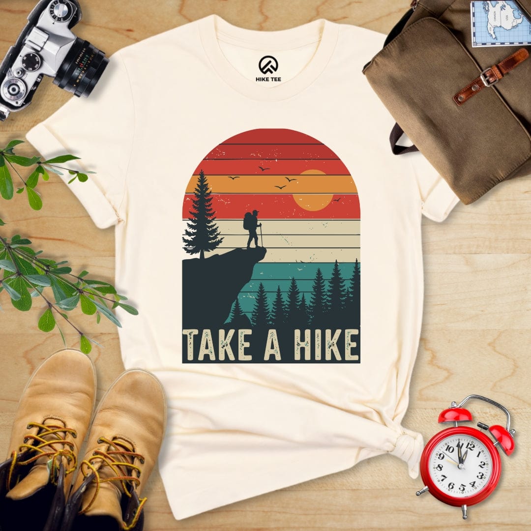 Hike Tee T-Shirt Natural / S 753_Take a Hike