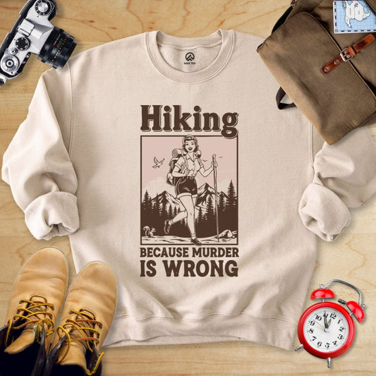 Hike Tee Sweatshirt 762_Hiking Retro