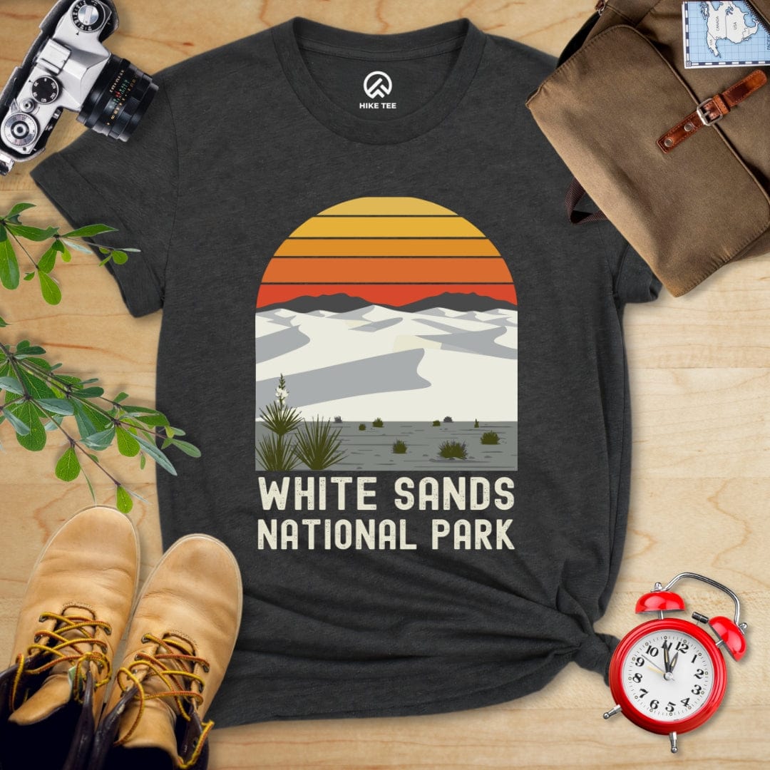 Hike Tee T-Shirt Dark Grey Heather / S 770_White Sands