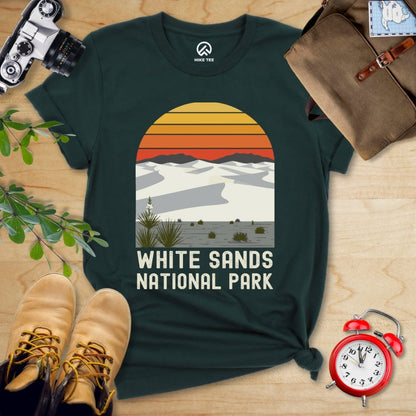 Hike Tee T-Shirt Forest / S 770_White Sands