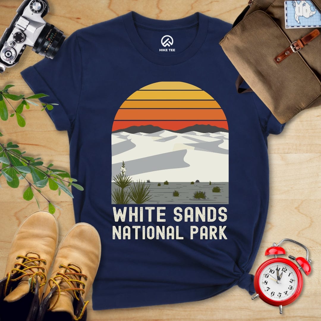 Hike Tee T-Shirt Navy / S 770_White Sands