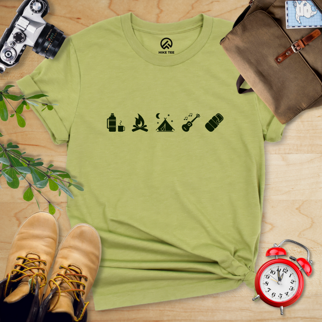 5 In Row Camping Shirt