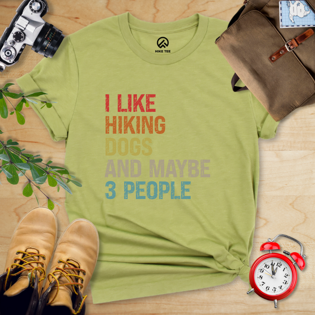 I Like Hiking Dog Shirt